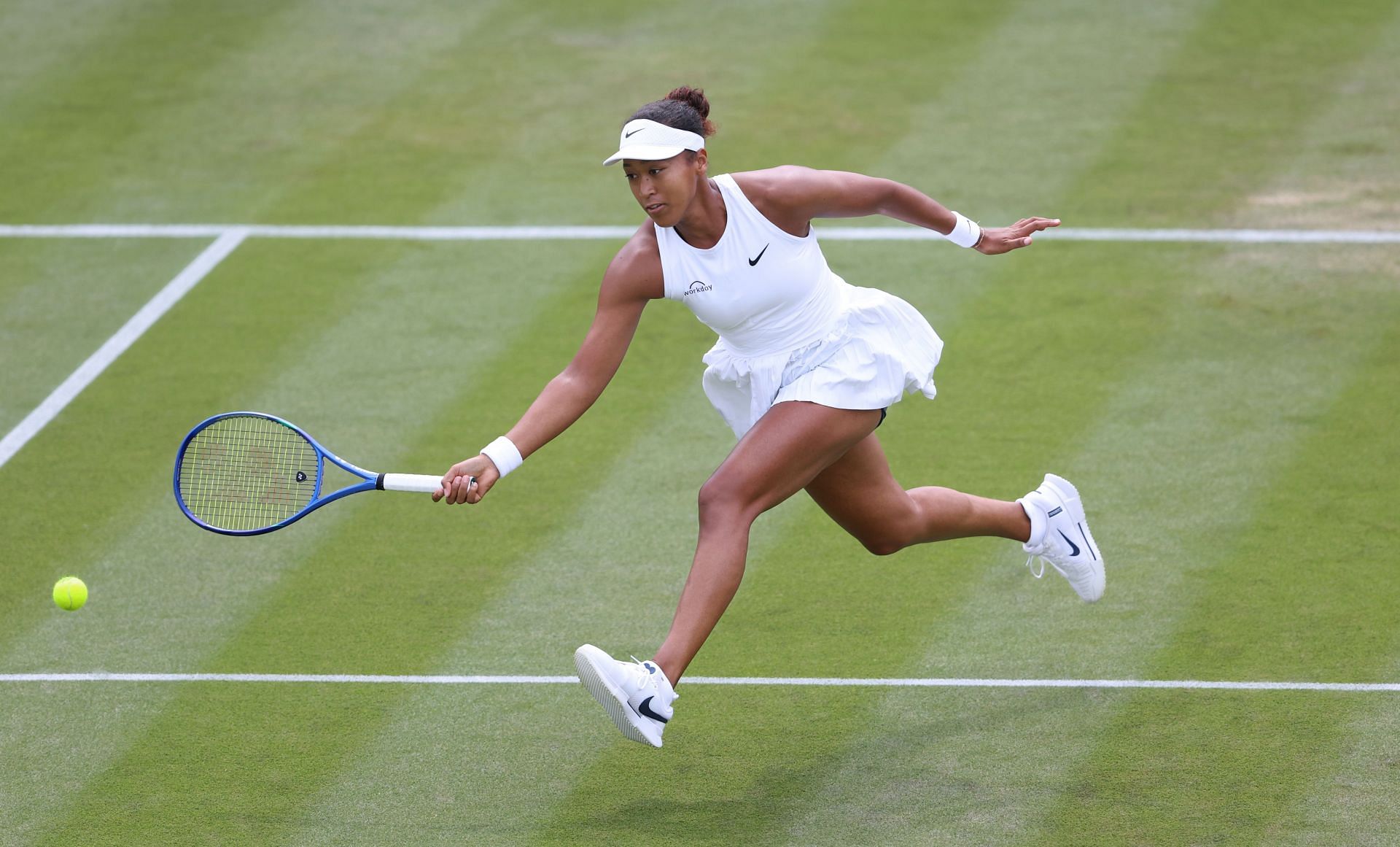 Naomi Osaka was taken out by Anastasia Pavlyuchenkova. (Source: Getty)